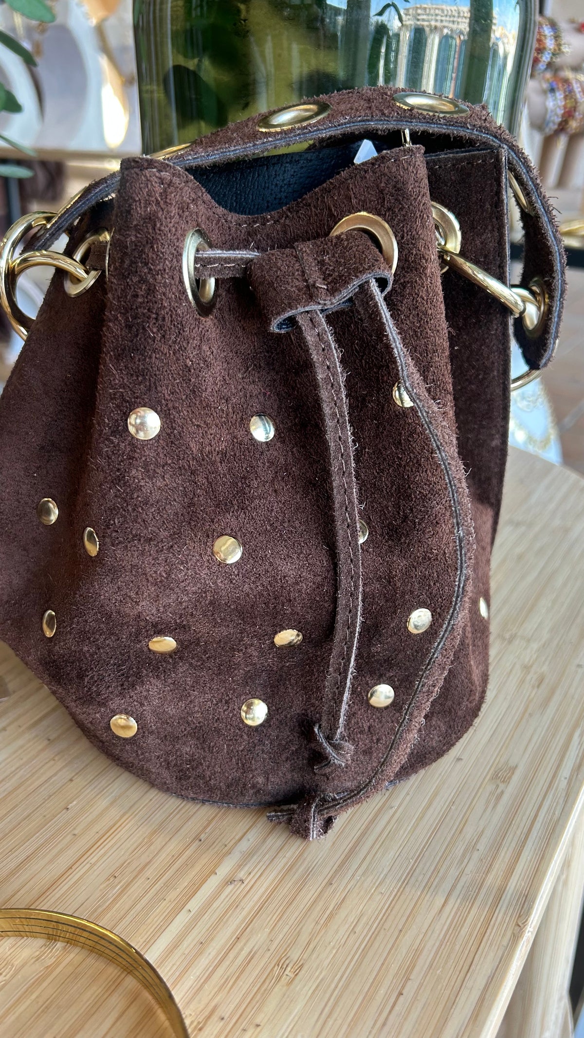 BOLSO SERRAJE TACHUELAS