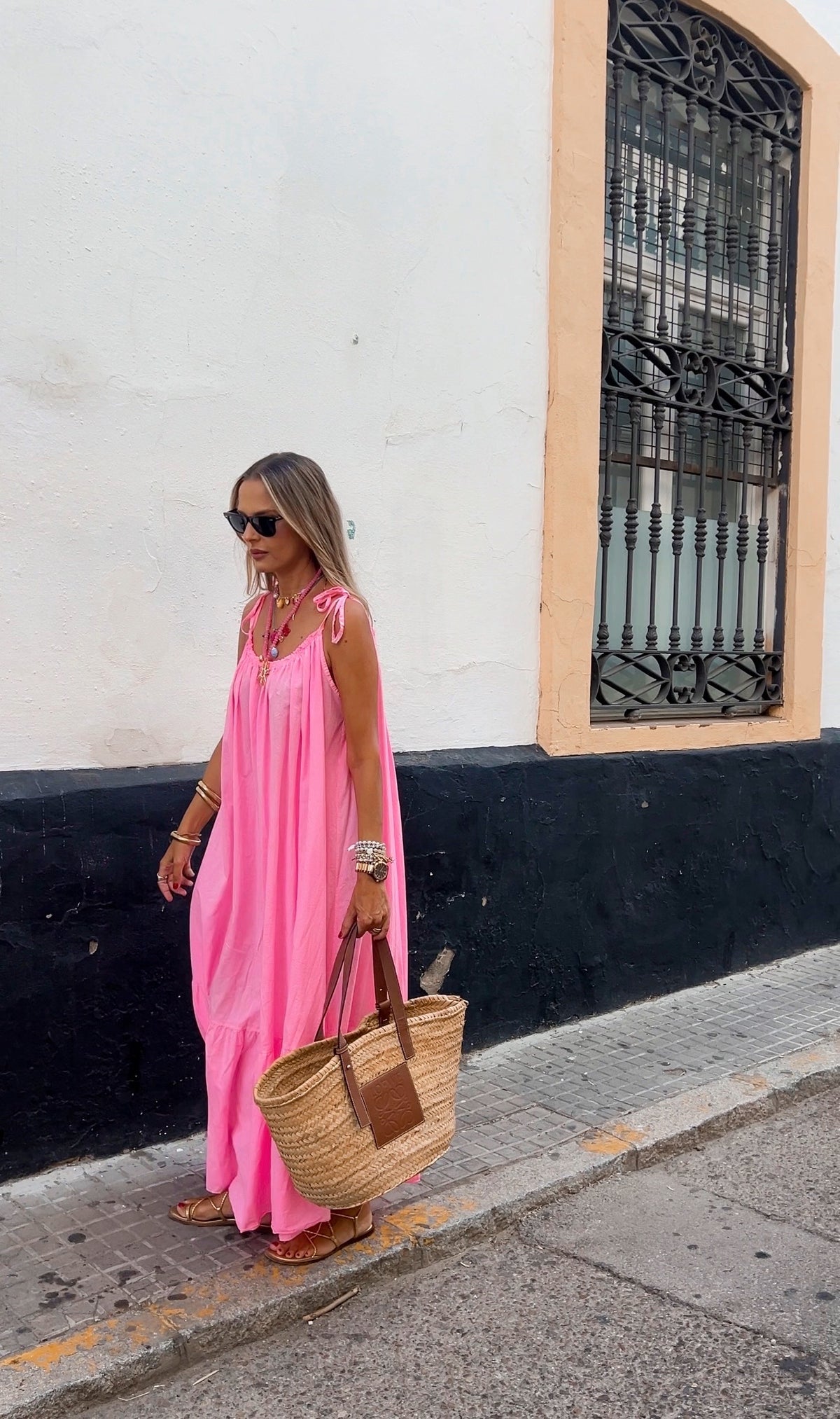 VESTIDO TIRANTES FLÚOR
