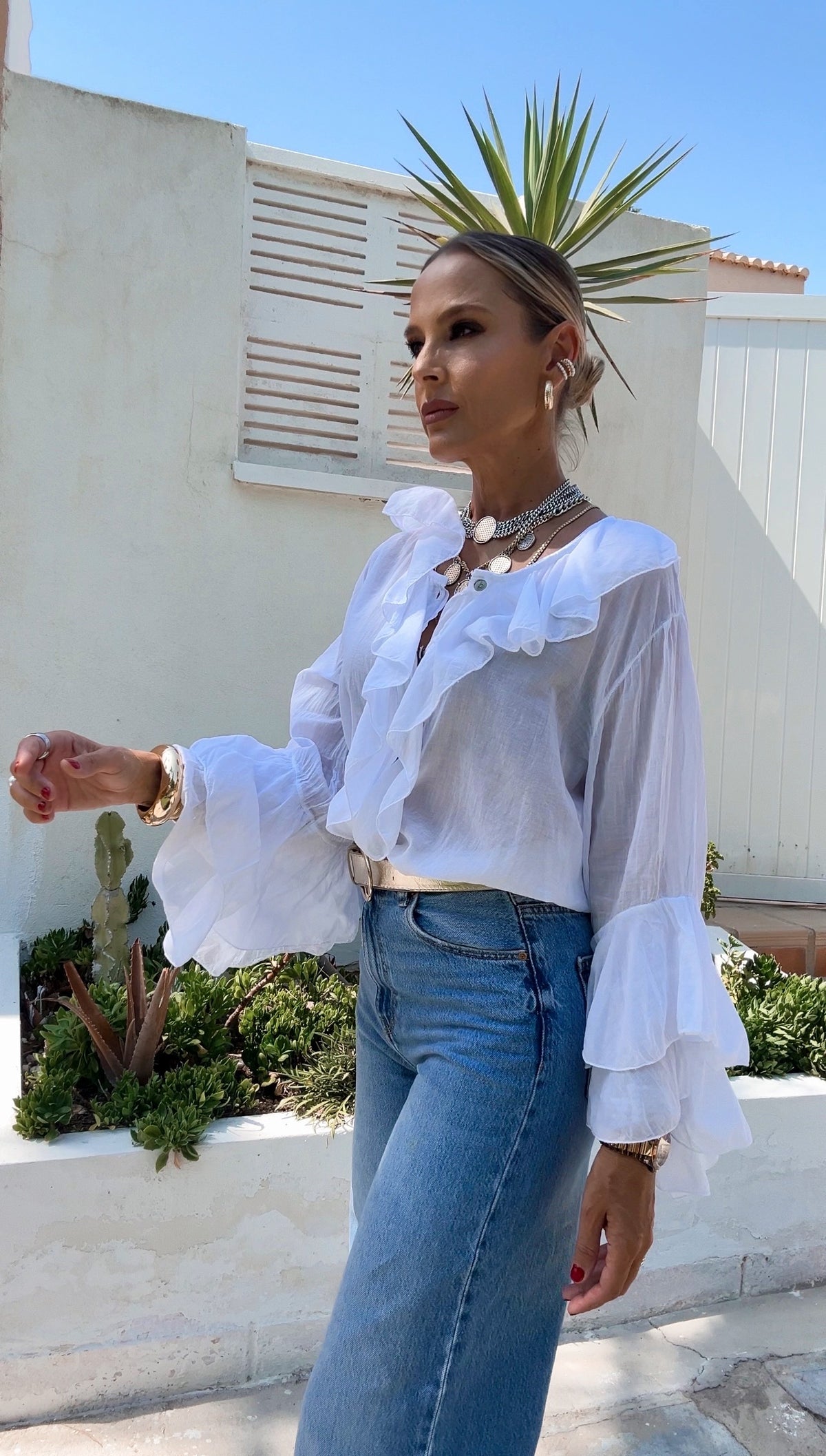 BLUSA VOLANTES