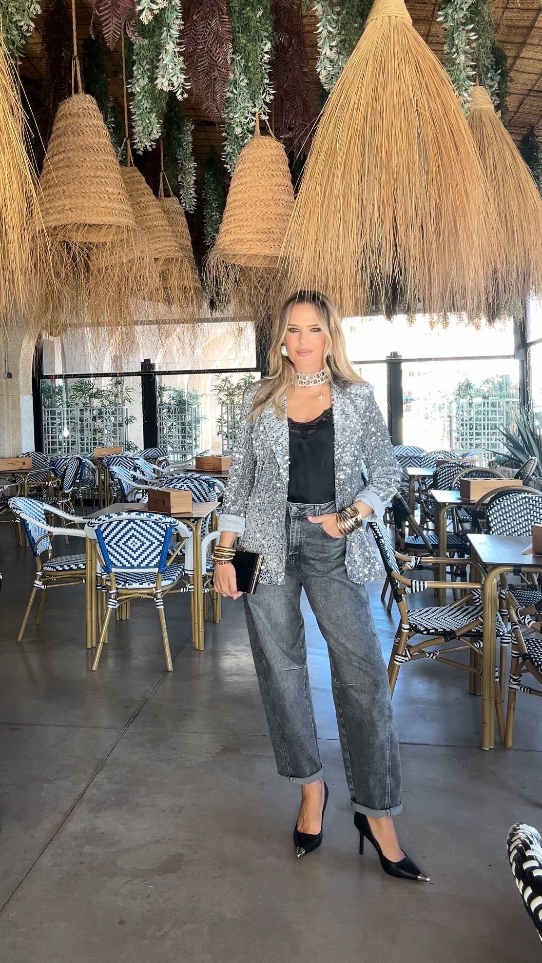 VAQUERO BOMBACHO GRIS